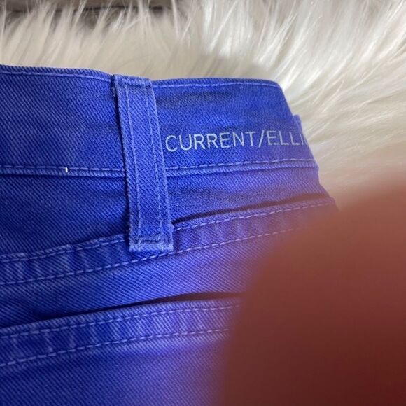 Current/Elliott Royal Blue Skinny Crop Jeans Sz 25 - Picture 6 of 7